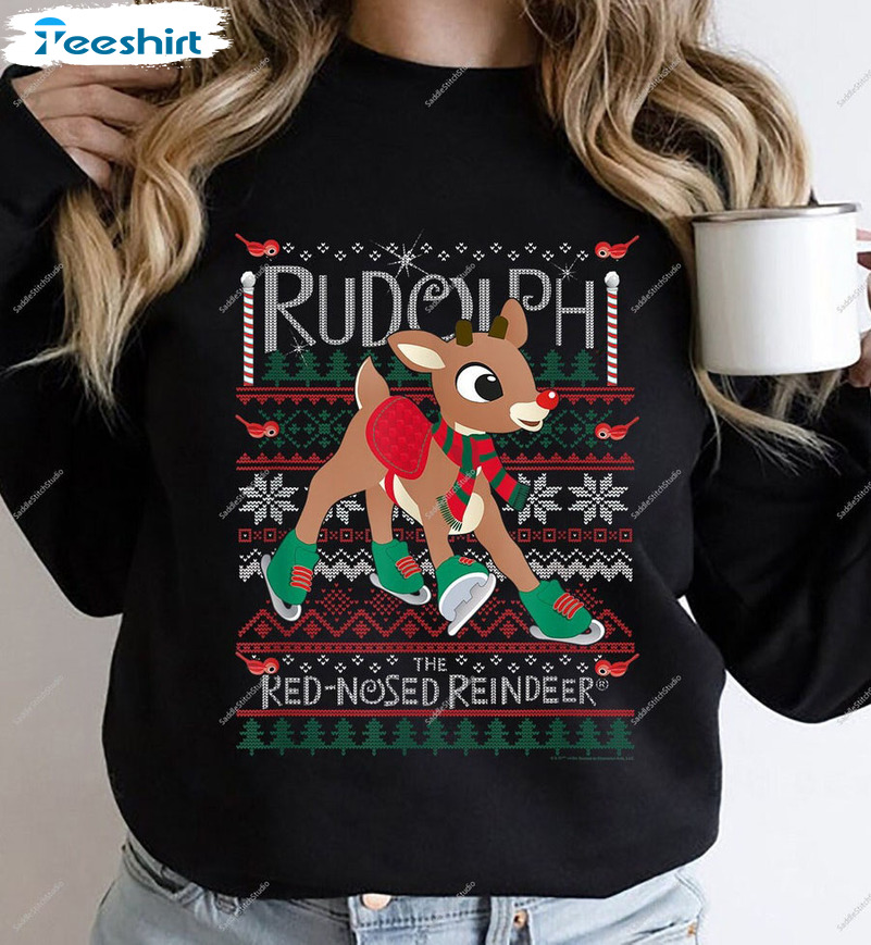 Rudolph The Red Nosed Reindeer Christmas Sweatshirt Hoodie