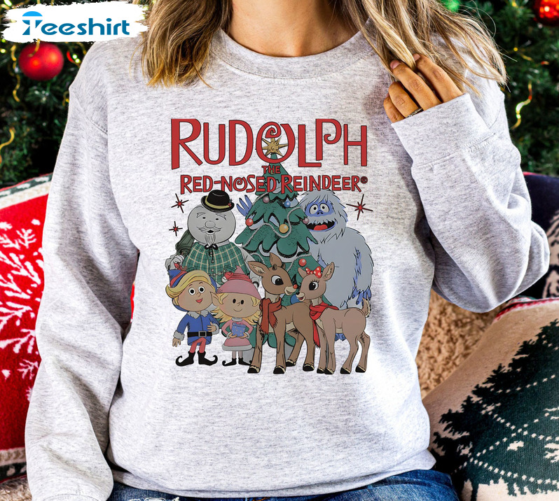 Rudolphs The Red Nosed Reindeer Christmas Long Sleeve , Unisex T-shirt