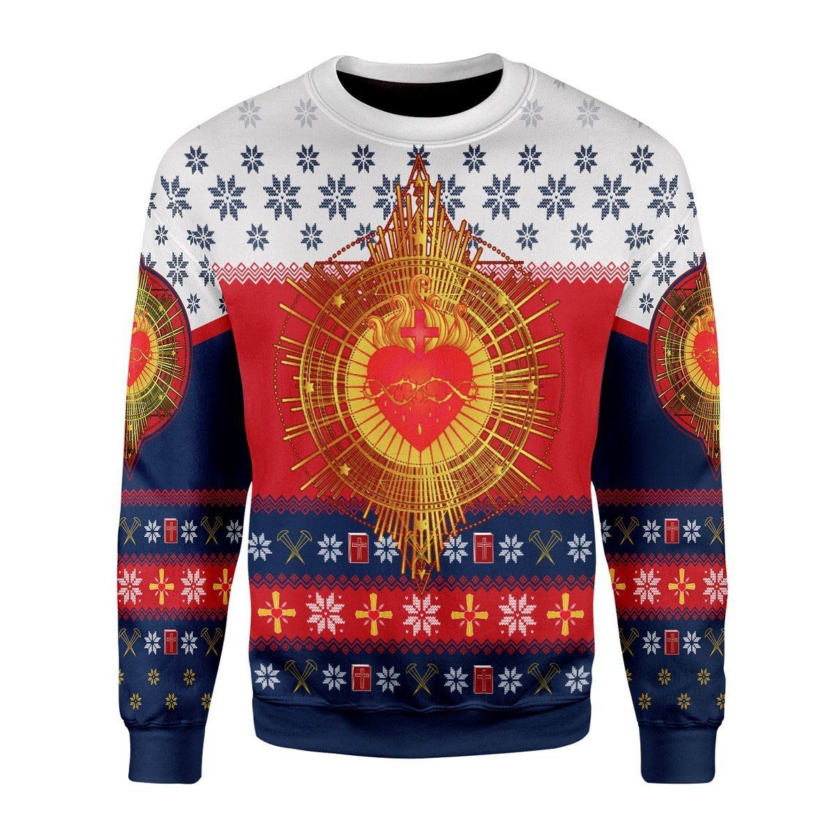 Sacred Heart Ugly Christmas Sweater | For Men & Women | Adult | US3413- Best Christmas Gifts 2023