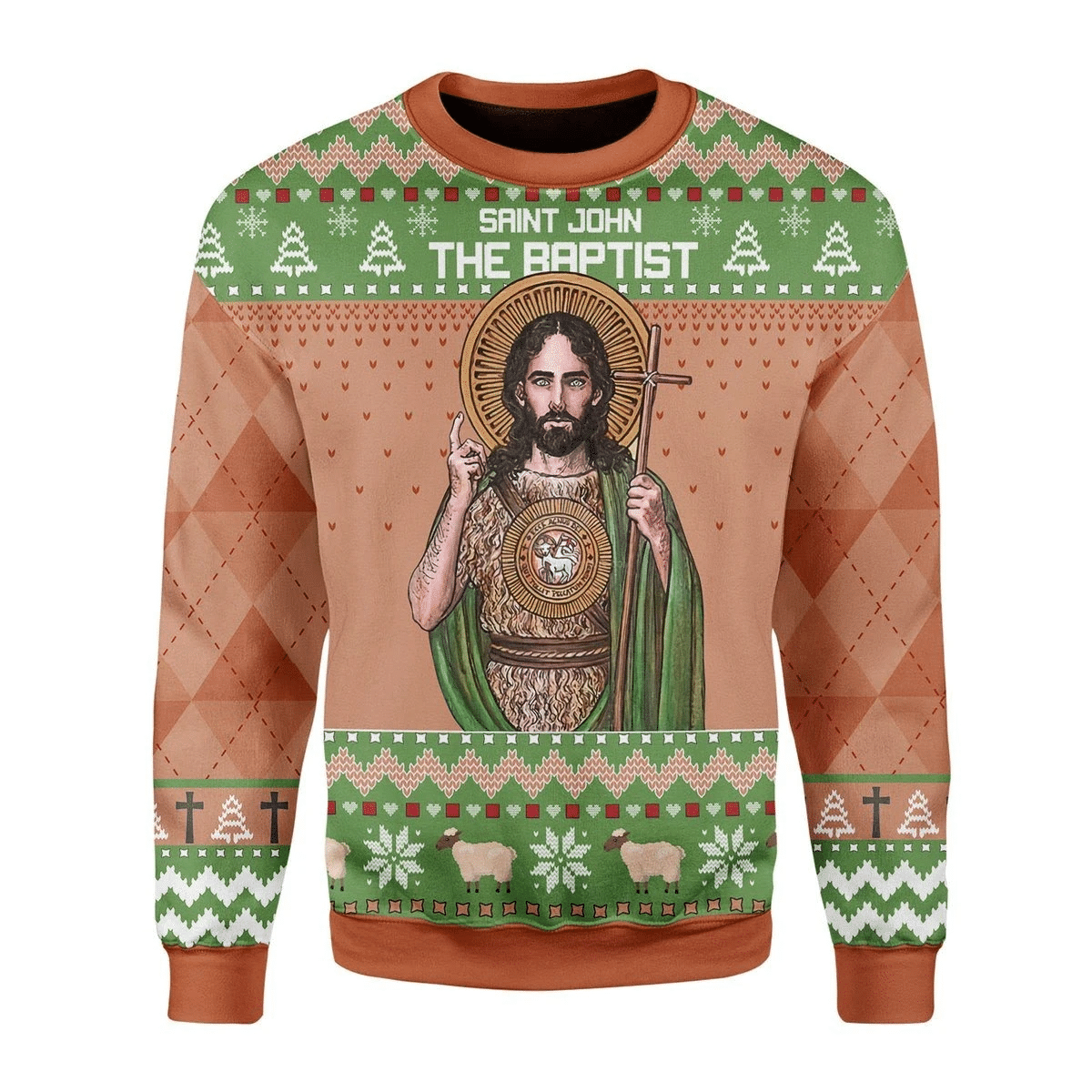 Saint John The Baptist Ugly Christmas Sweater | For Men & Women | Adult | US3661- Best Christmas Gifts 2023