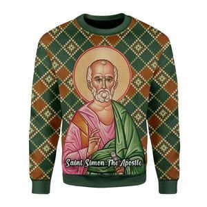 Saint Simon The Zealot Ugly Christmas Sweater | For Men & Women | Adult | US3522- Best Christmas Gifts 2023