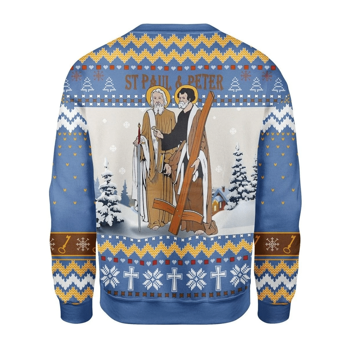 Saints Paul And Peter Ugly Christmas Sweater | For Men & Women | Adult | US3733- Best Christmas Gifts 2023