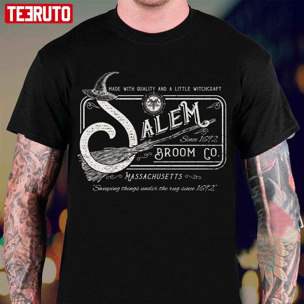 Salem Broom Company Halloween Unisex T-Shirt