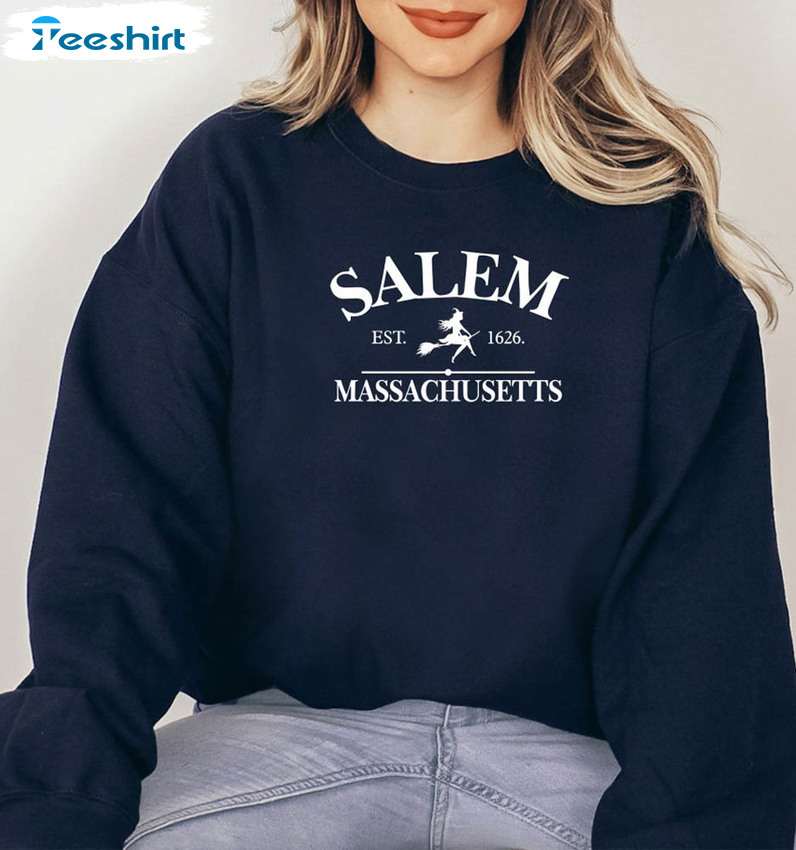 Salem Massachusetts Cute Halloween Witch Shirt