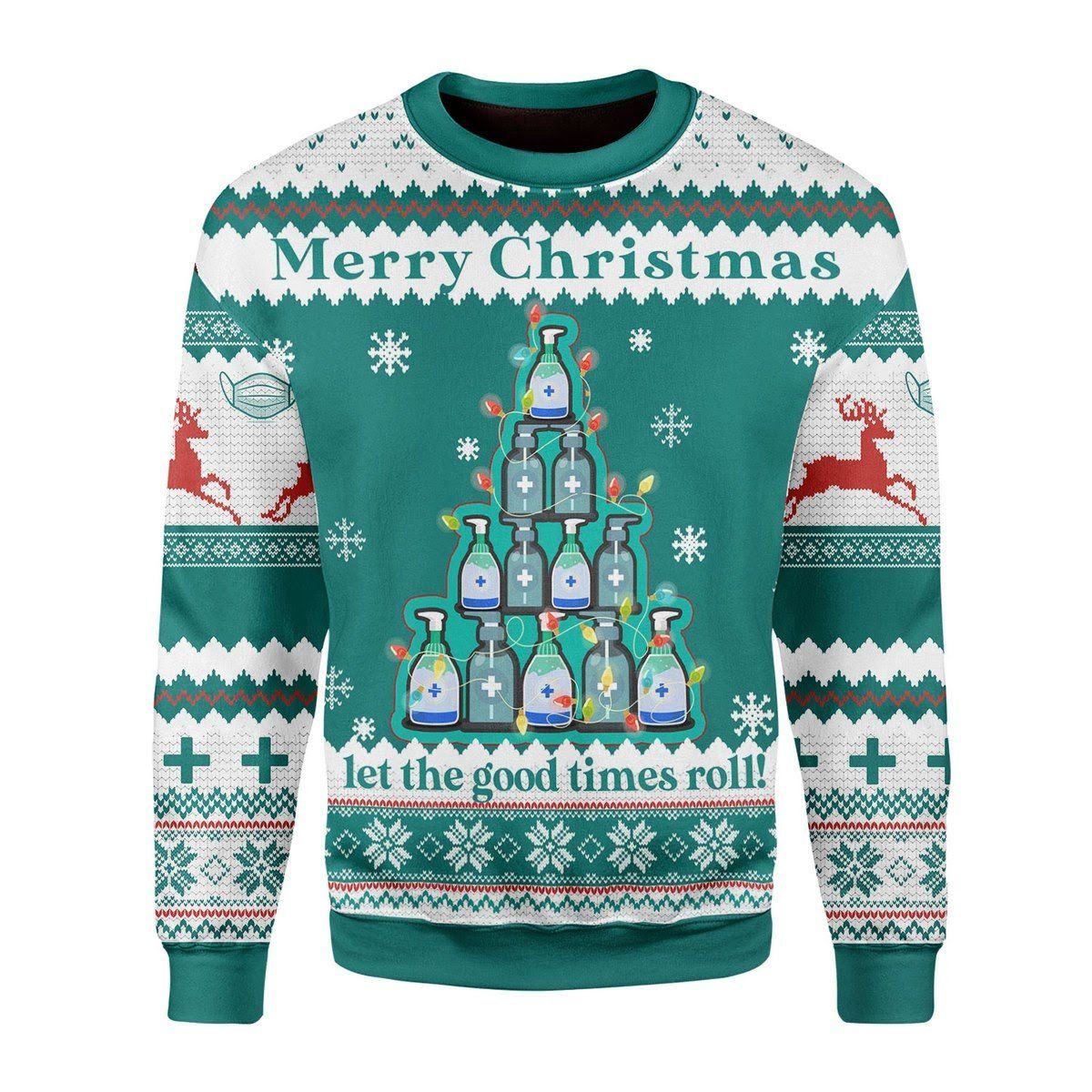 Sanitizer Ugly Christmas Sweater | For Men & Women | Adult | US3663- Best Christmas Gifts 2023