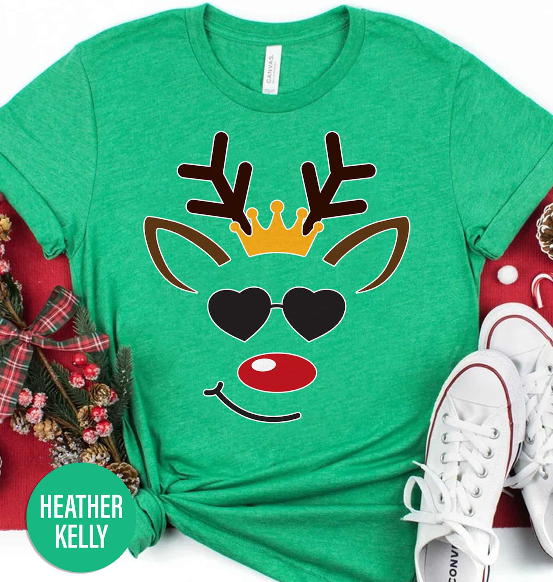 Santa & Reindeer Festive Shirt