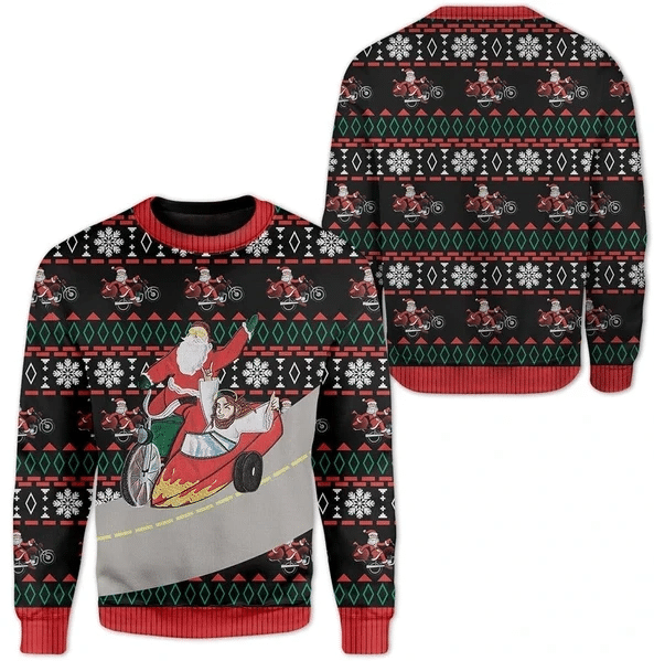 Santa And Jesus Ugly Christmas Sweater | For Men & Women | Adult | US1329- Best Christmas Gifts 2023