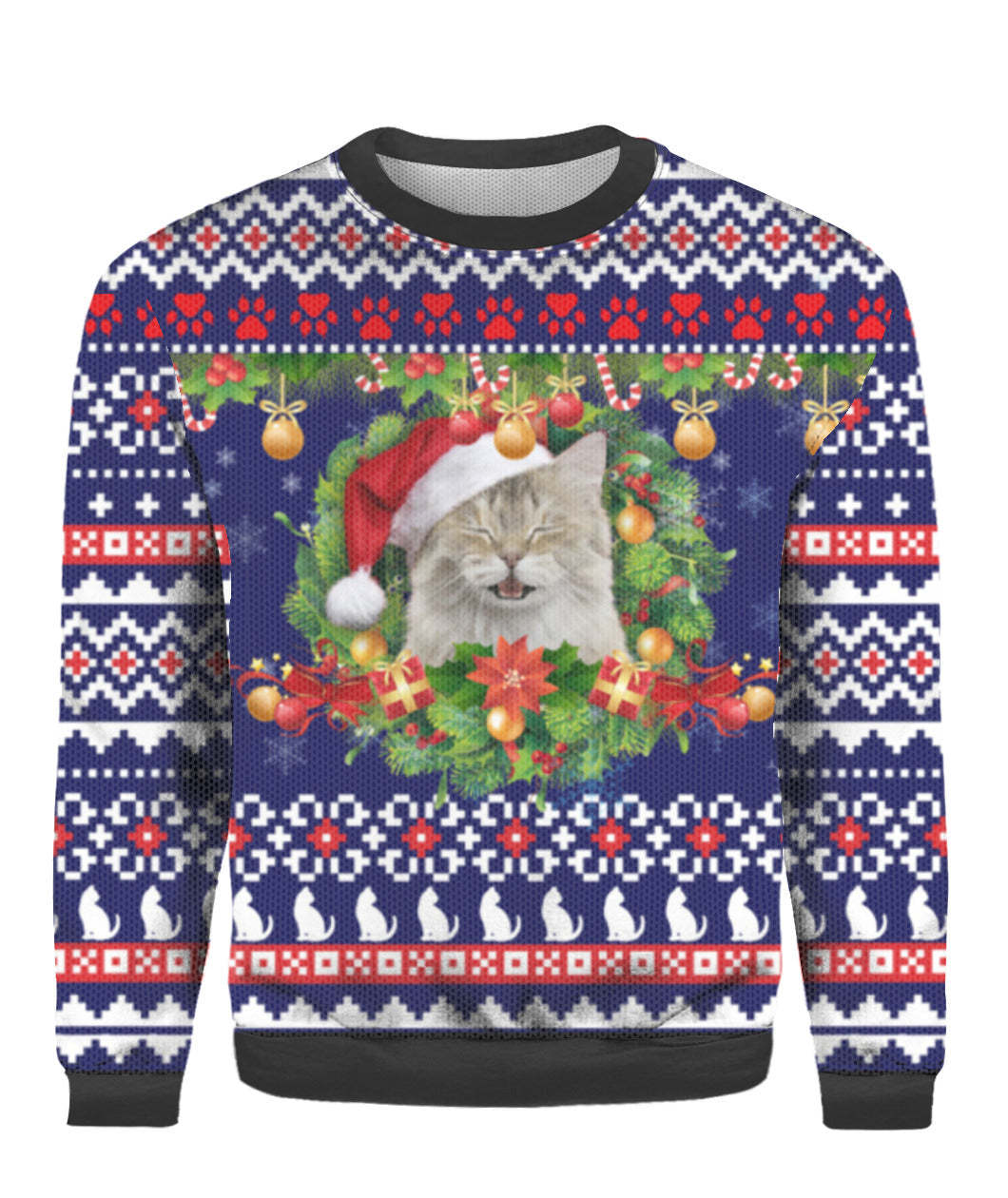 Santa Cat Show Me Your Kitties Ugly Sweater – Best Christmas Gifts 2023