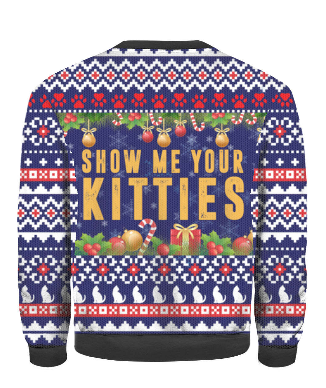 Santa Cat Show Me Your Kitties Ugly Sweater – Best Christmas Gifts 2023