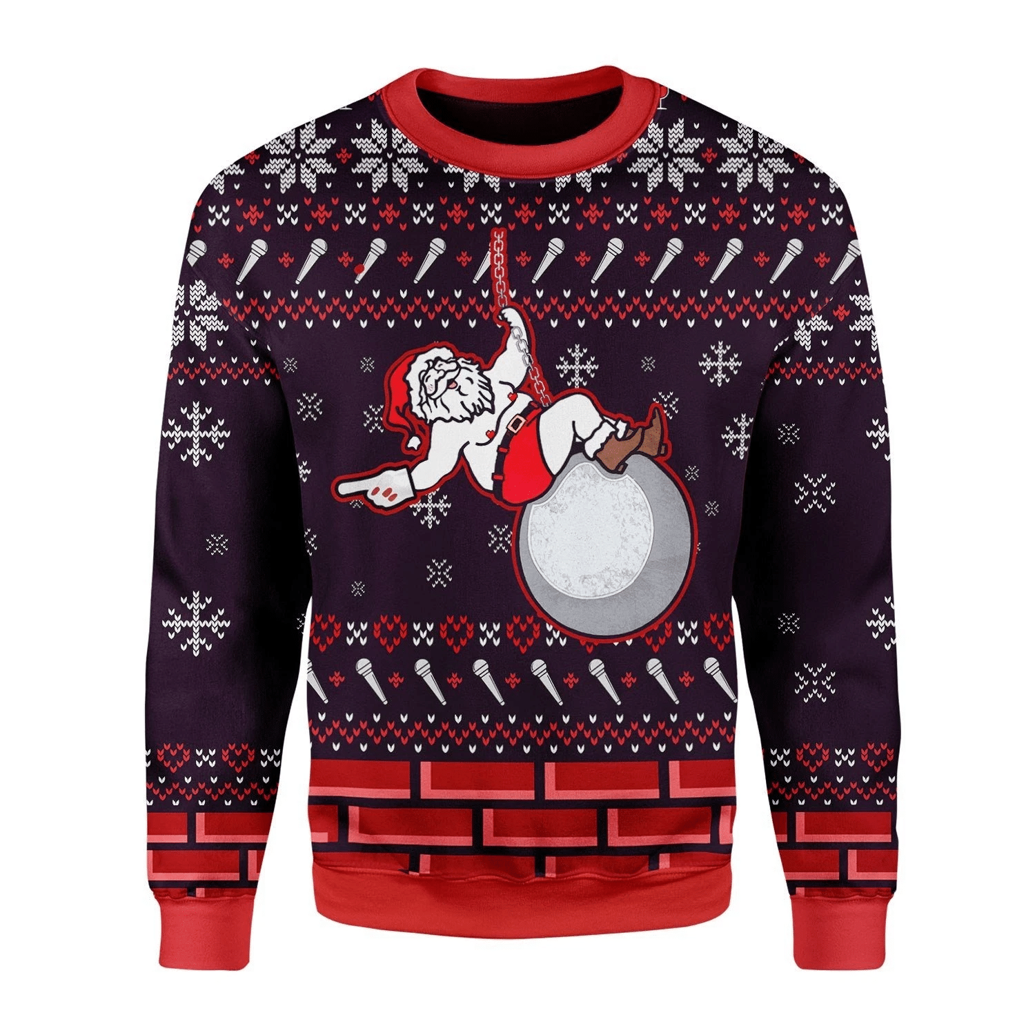 Santa Cyrus Ugly Christmas Sweater | For Men & Women | Adult | US3458- Best Christmas Gifts 2023