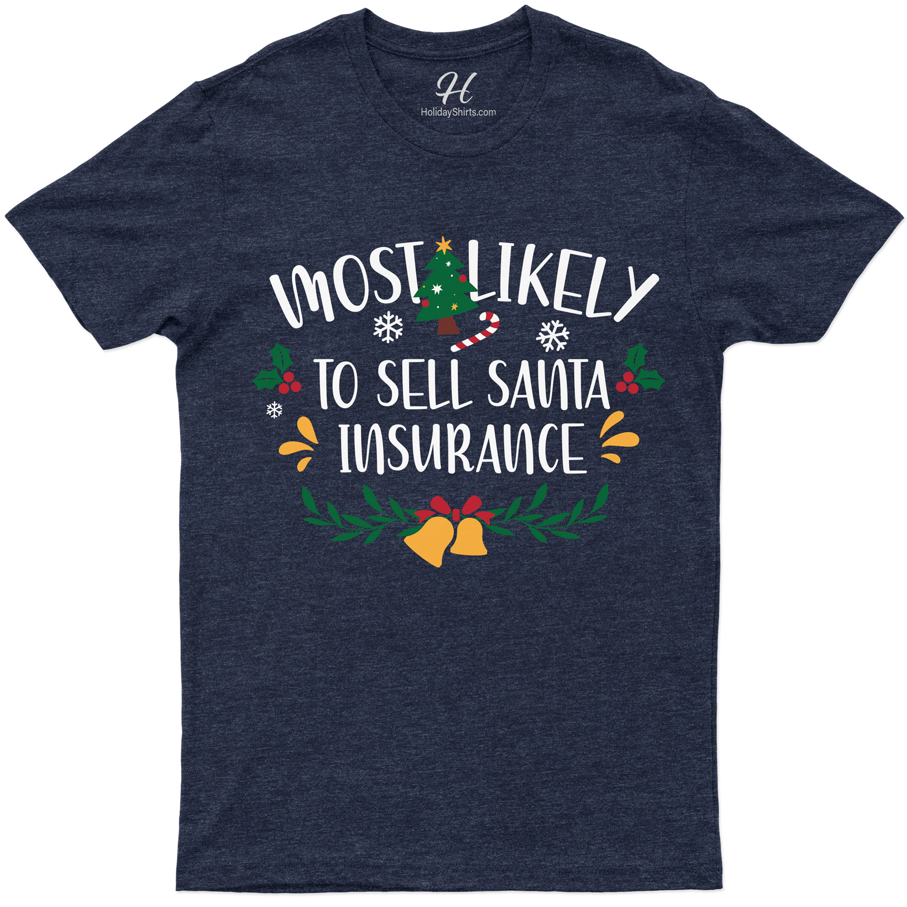 Santa Insurance Fun Christmas Shirt