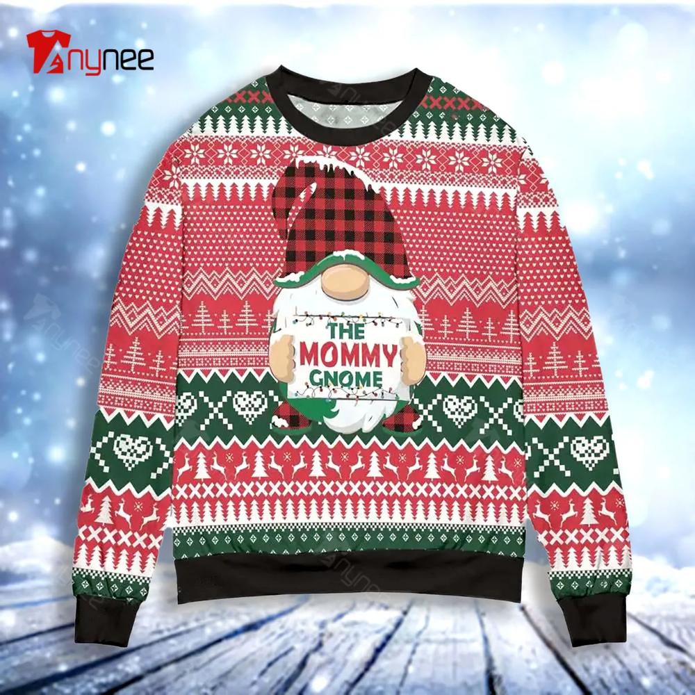 Santa My Mommy Gnome Ugly Christmas Sweater- Best Christmas Gifts 2023