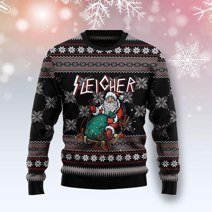 Santa Sleigher Ugly Christmas Sweater | For Men & Women | Adult | US1373- Best Christmas Gifts 2023