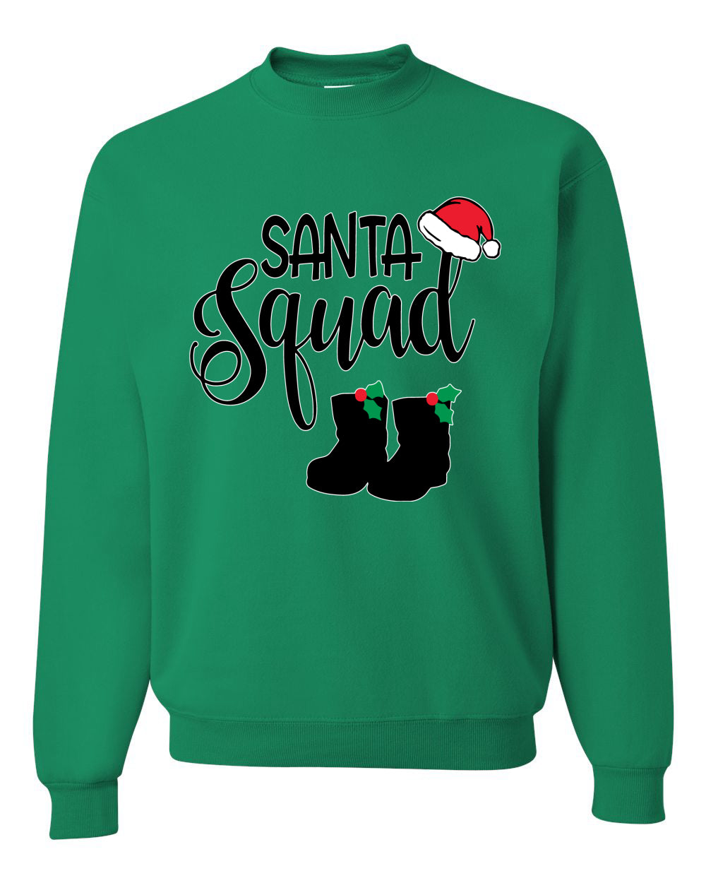 Santa Squad Xmas Hat Boots Ugly Christmas Sweater- Best Christmas Gifts 2023