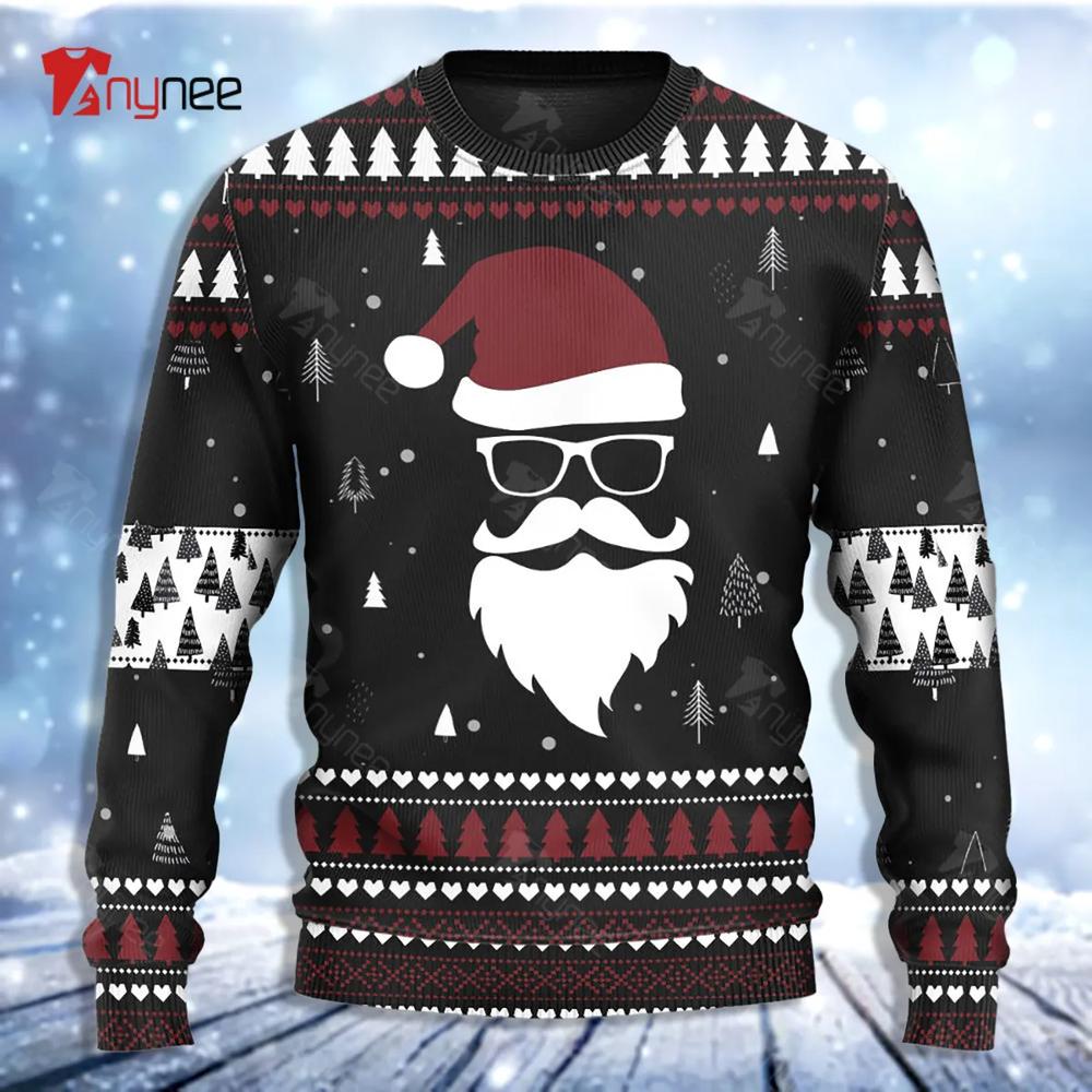 Santa Up On The Rooftop Click Click Click Santa Claus Ugly Christmas Sweater- Best Christmas Gifts 2023