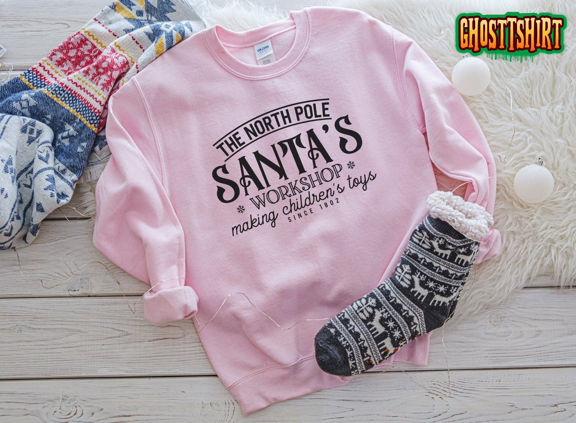 Santa WorkShop Christmas Sweatshirt