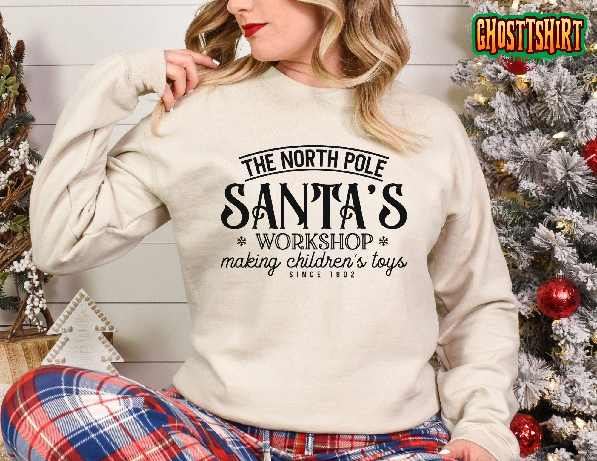 Santa WorkShop Christmas Sweatshirt