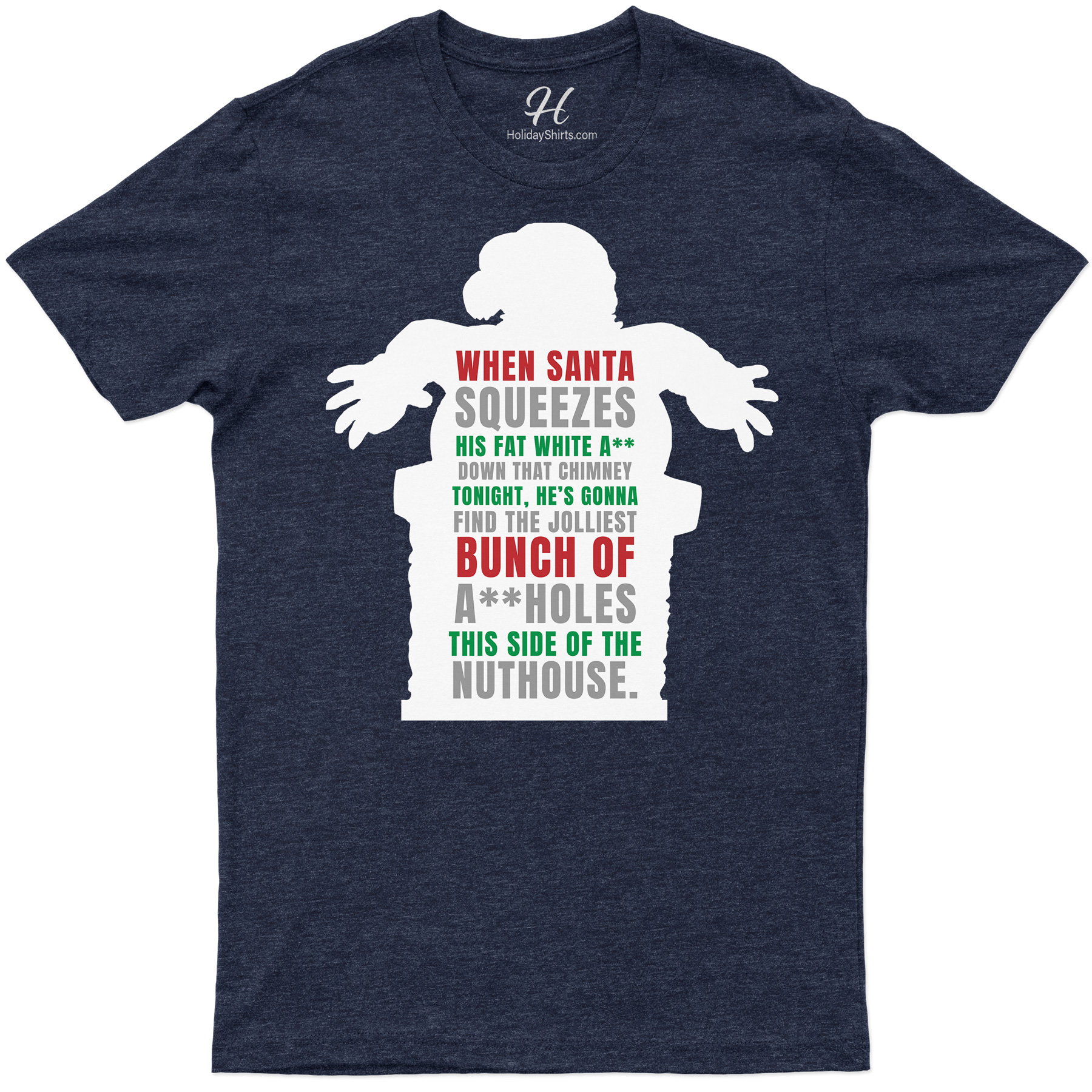 Santa’s Chimney Dive: Xmas Shirt by HolidayShirts