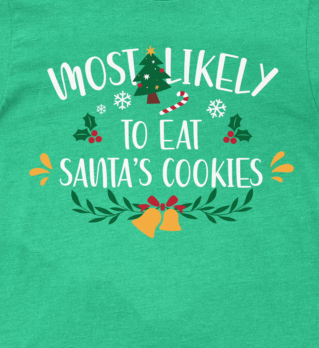 Santa’s Cookie Thief Christmas Shirt