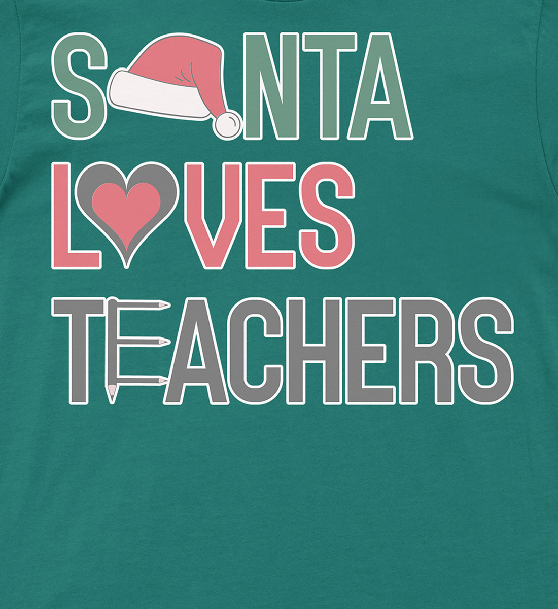 Santa’s Favorite: Teachers’ Christmas Shirt