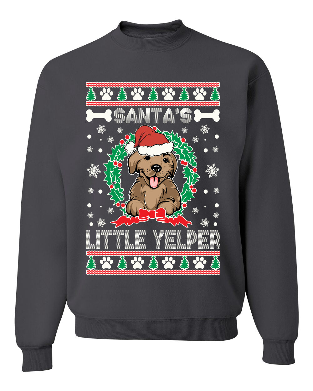 Santa’s Little Yelper Merry Ugly Christmas Sweater- Best Christmas Gifts 2023