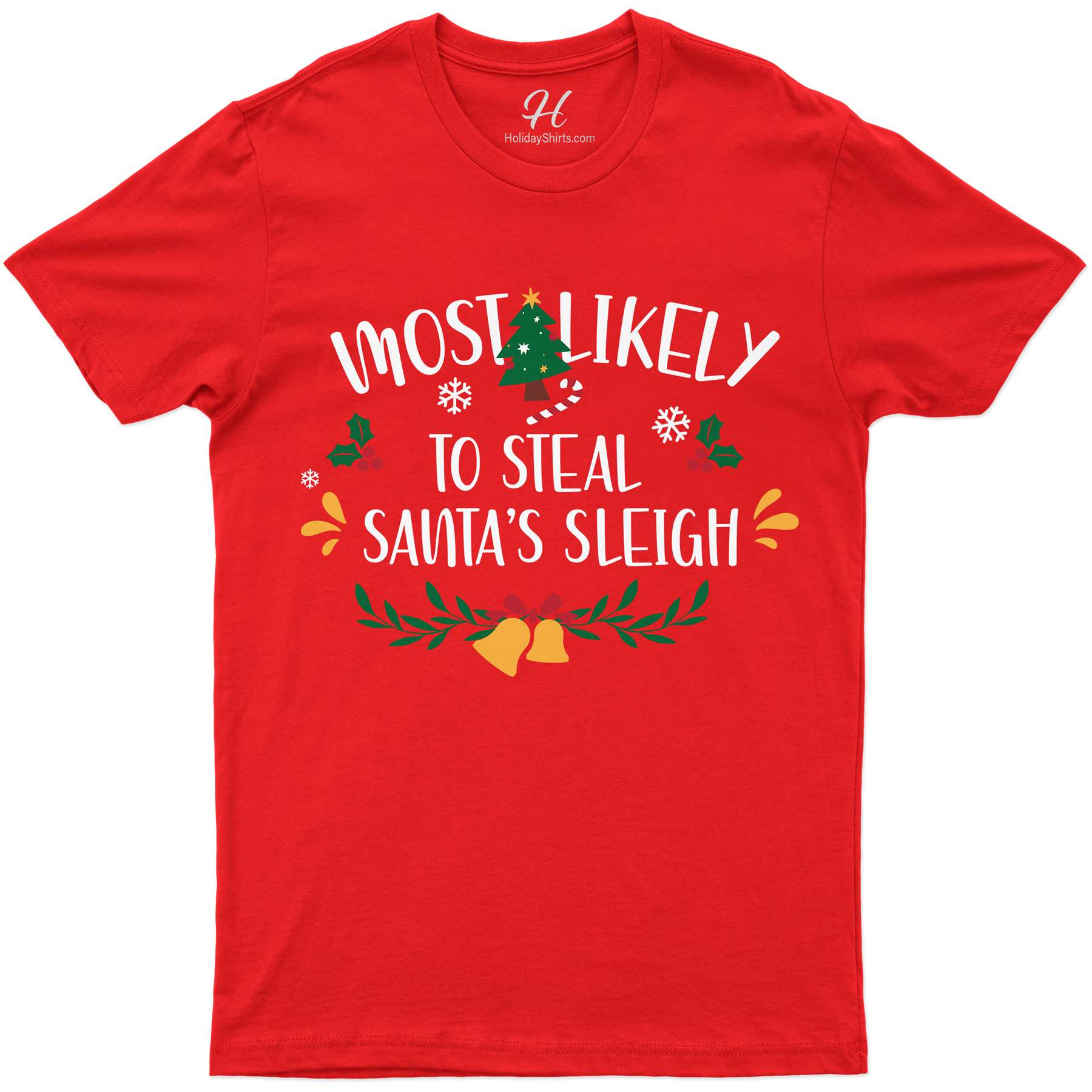 Santa’s Sleigh Heist Xmas Shirt