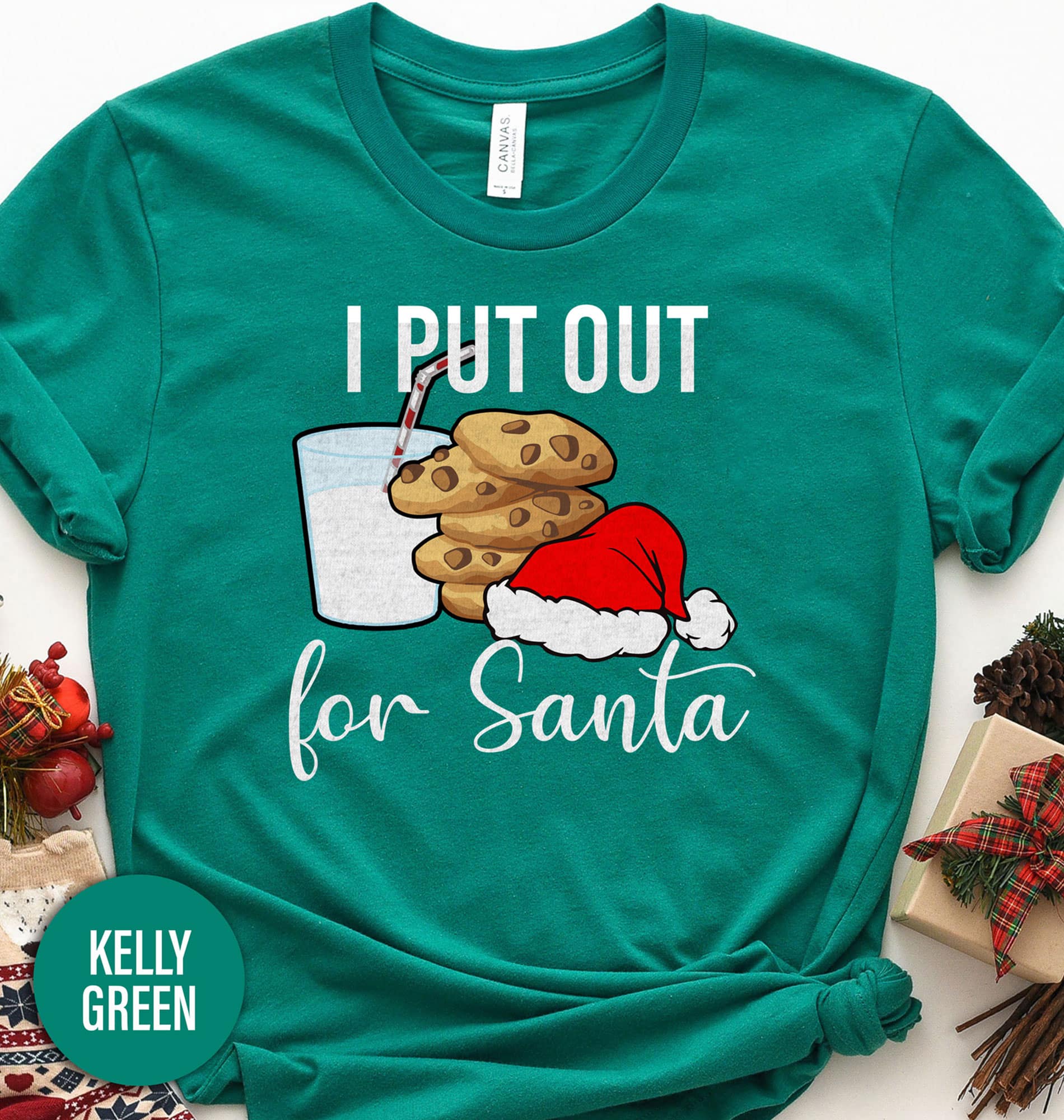 Santa’s Treat: Unique Holiday Shirt