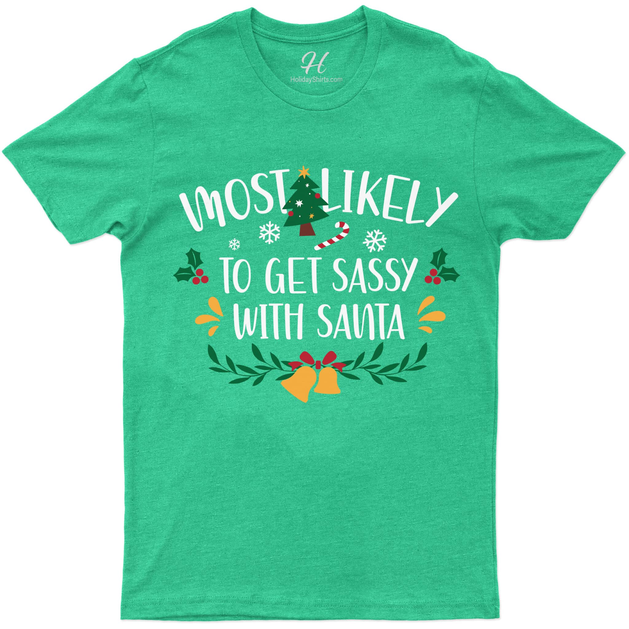 Sassy Santa Showdown Holiday Shirt