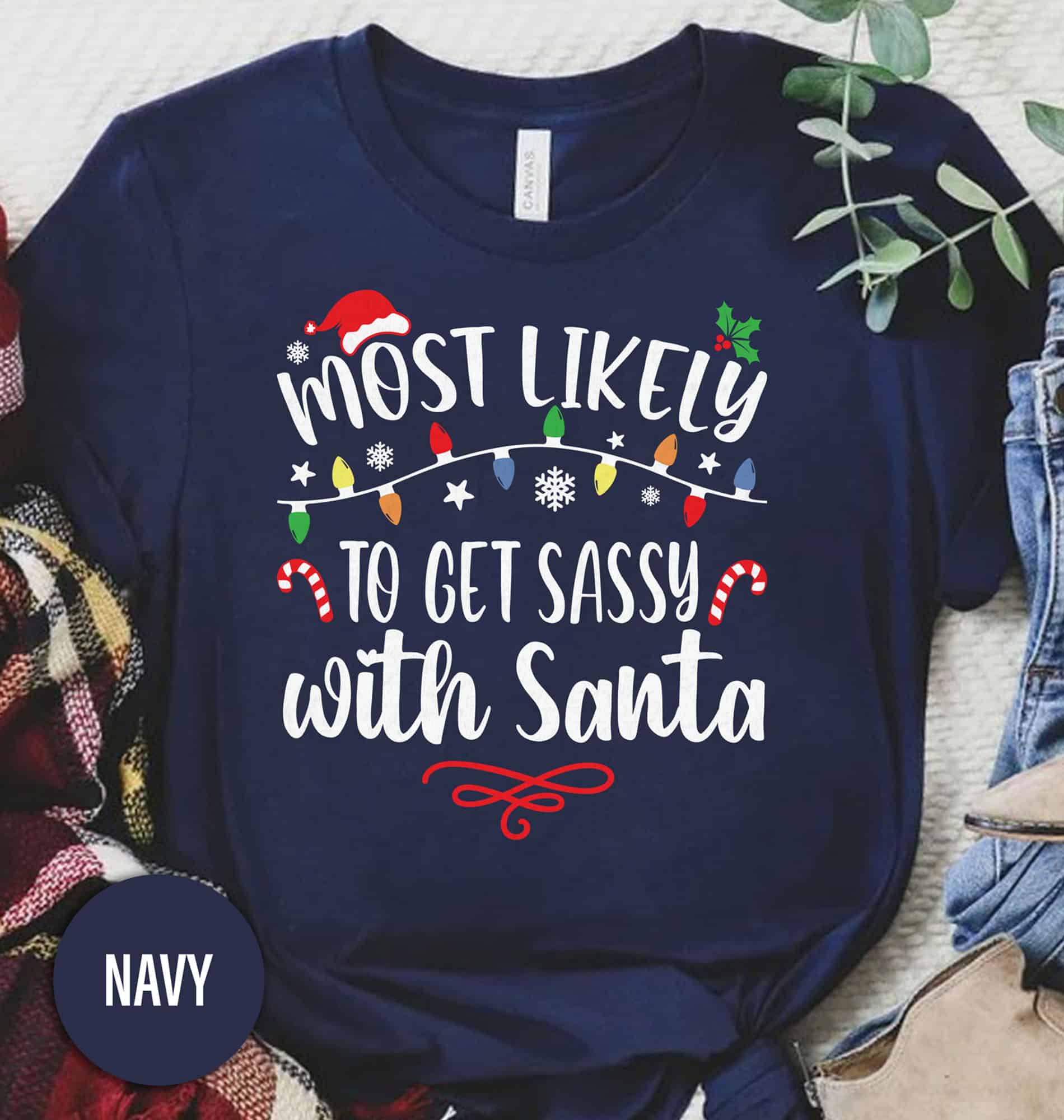 Sassy Santa Showdown Shirt