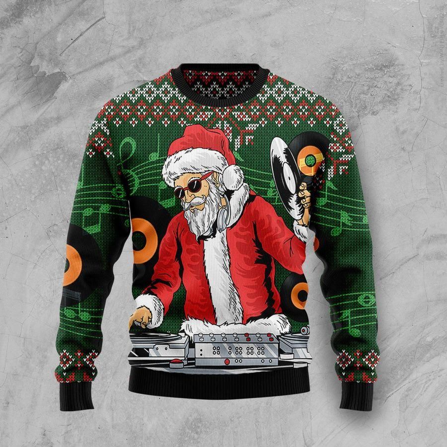 Satan Claus DJ Ugly Christmas Sweater | For Men & Women | Adult | US1445- Best Christmas Gifts 2023