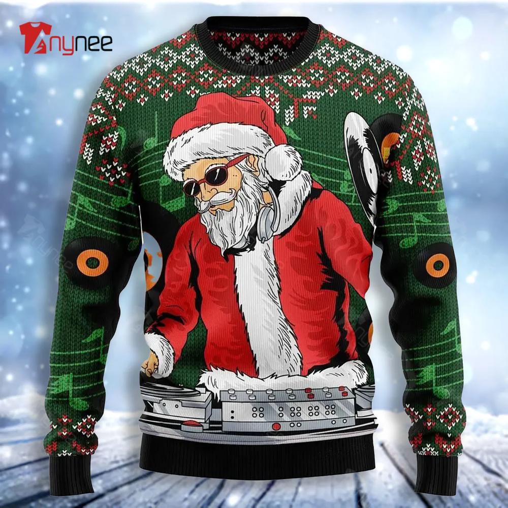 Satan Claus Dj Ugly Christmas Sweater- Best Christmas Gifts 2023