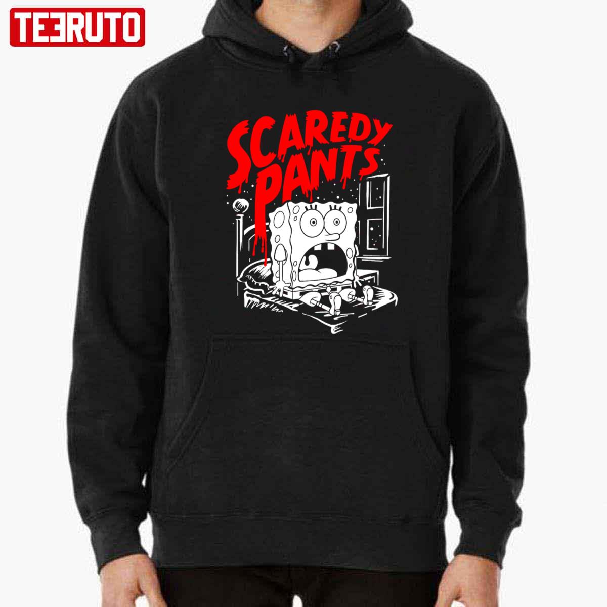 Scaredy Pants Horrified Halloween Spongebob Unisex T-Shirt