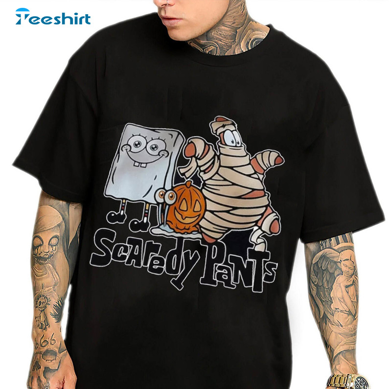 Scaredy Pants Shirt , Rick And Bob Halloween T-shirt Tee Tops