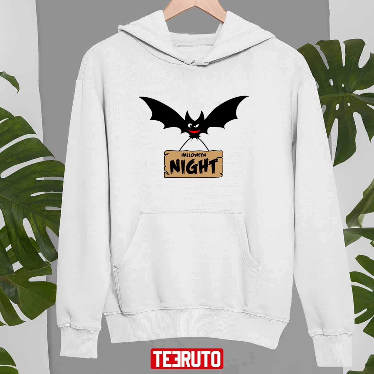 Scary Night Bat Halloween Unisex Sweatshirt