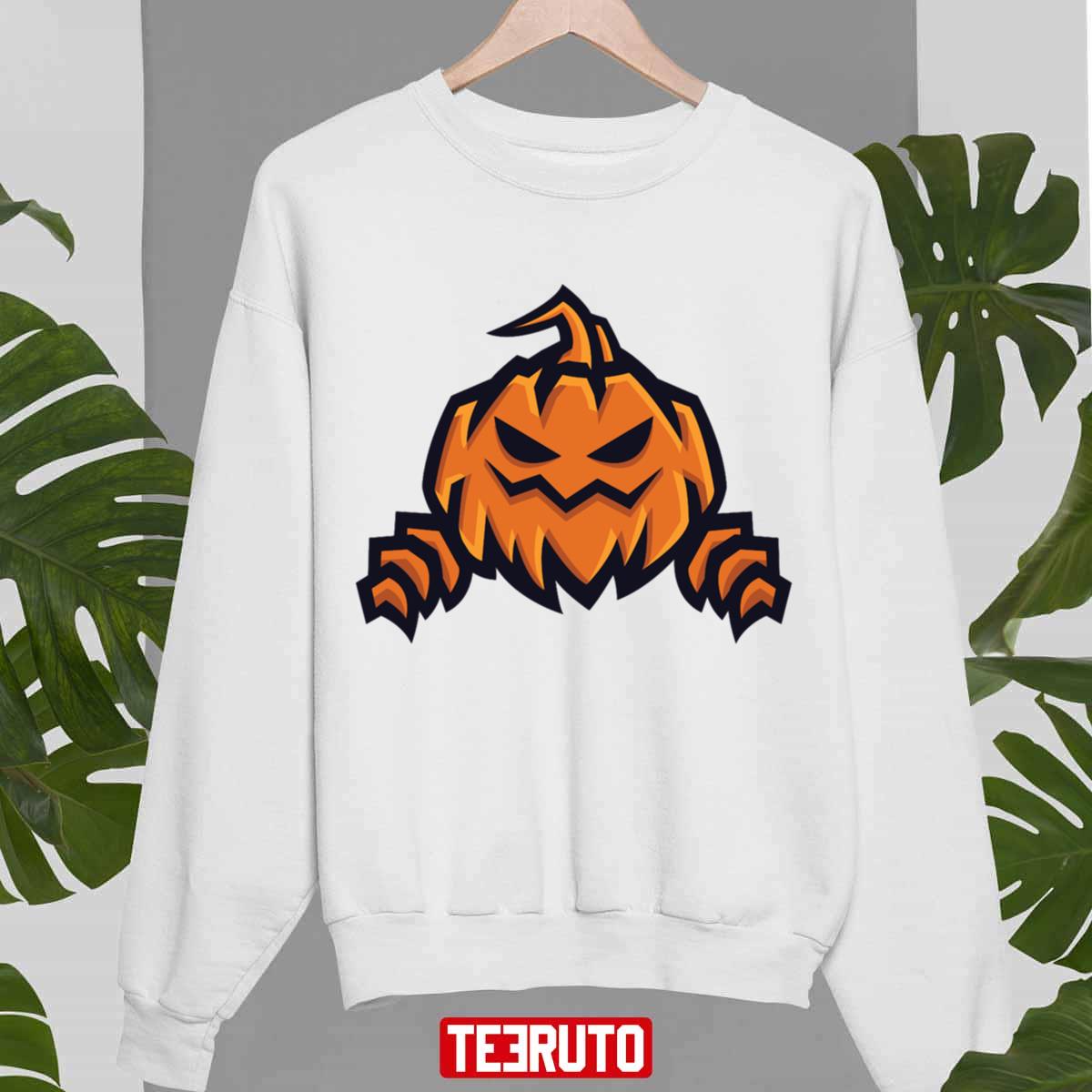 Scary Pumpkin Halloween Unisex Sweatshirt