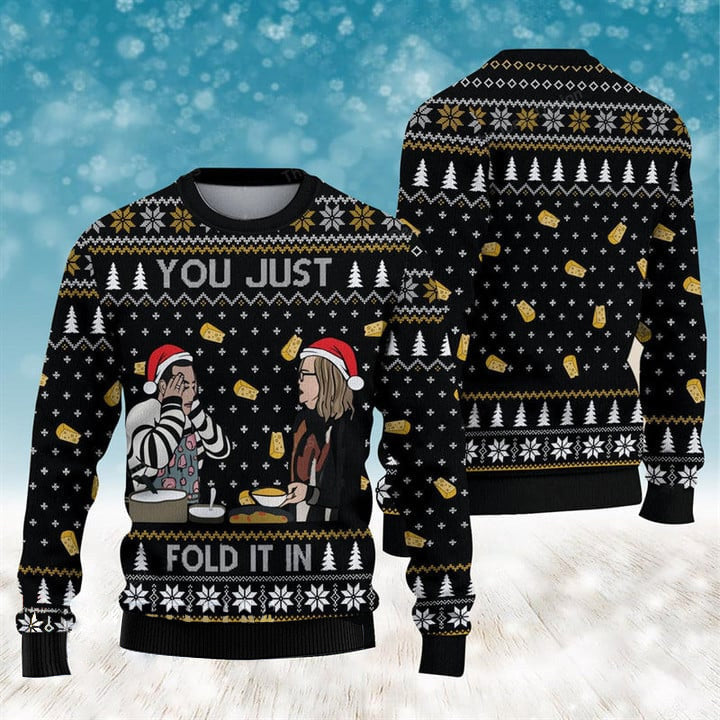 Schitts Creek You Just Fold It In Ugly Sweater – Best Christmas Gifts 2023