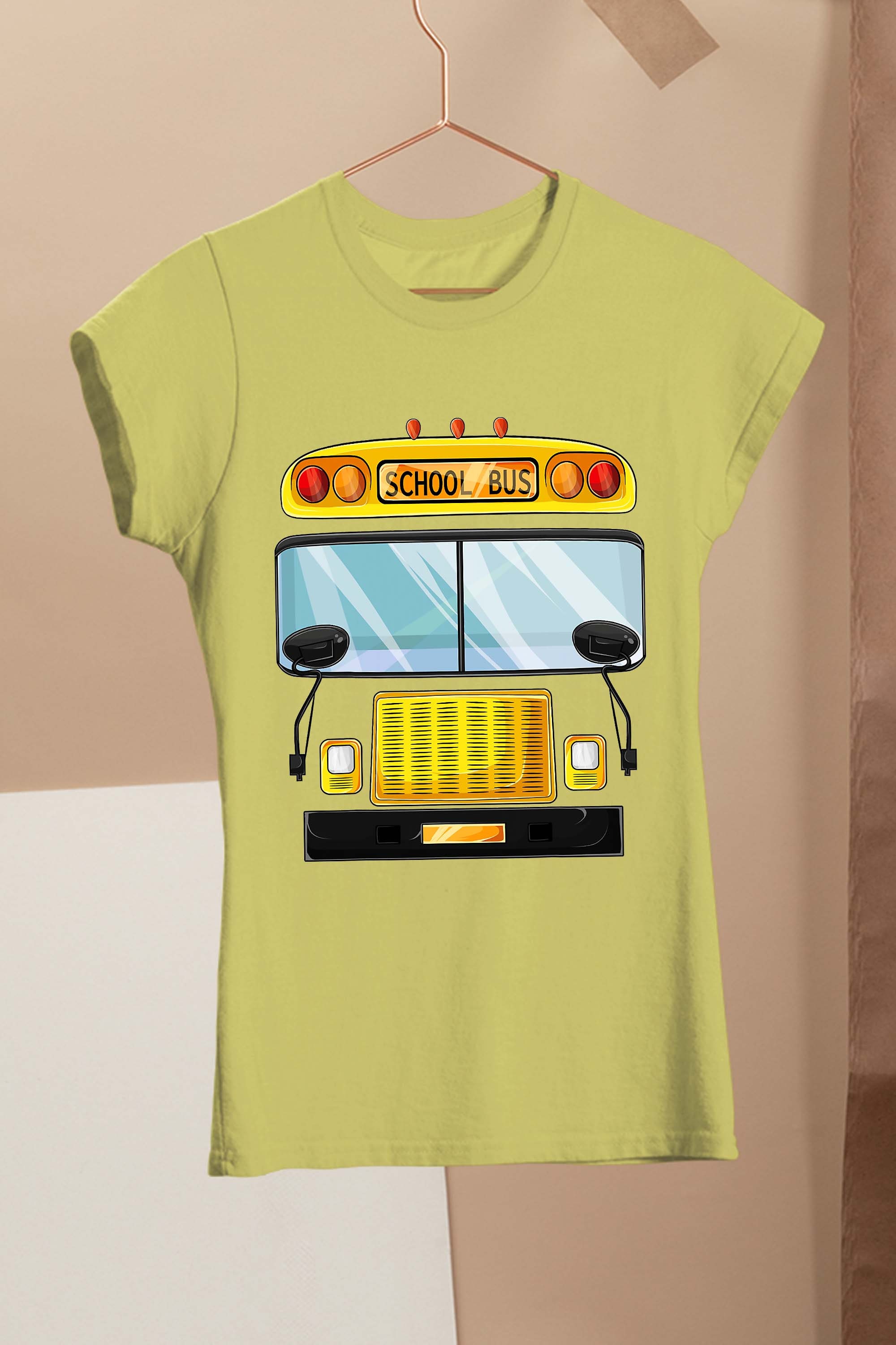 School Bus Halloween Costume Funny Bus Driver kids men women Gift T-Shirt