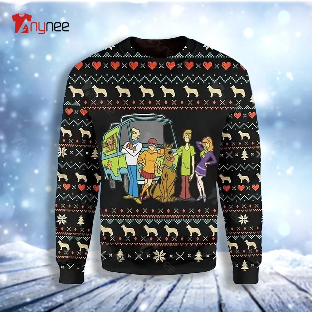 Scooby Doo Funny Ugly Christmas Sweater- Best Christmas Gifts 2023