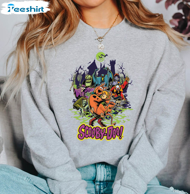 Scooby Doo Horror Movie Shirt, Halloween Long Sleeve Sweatshirt