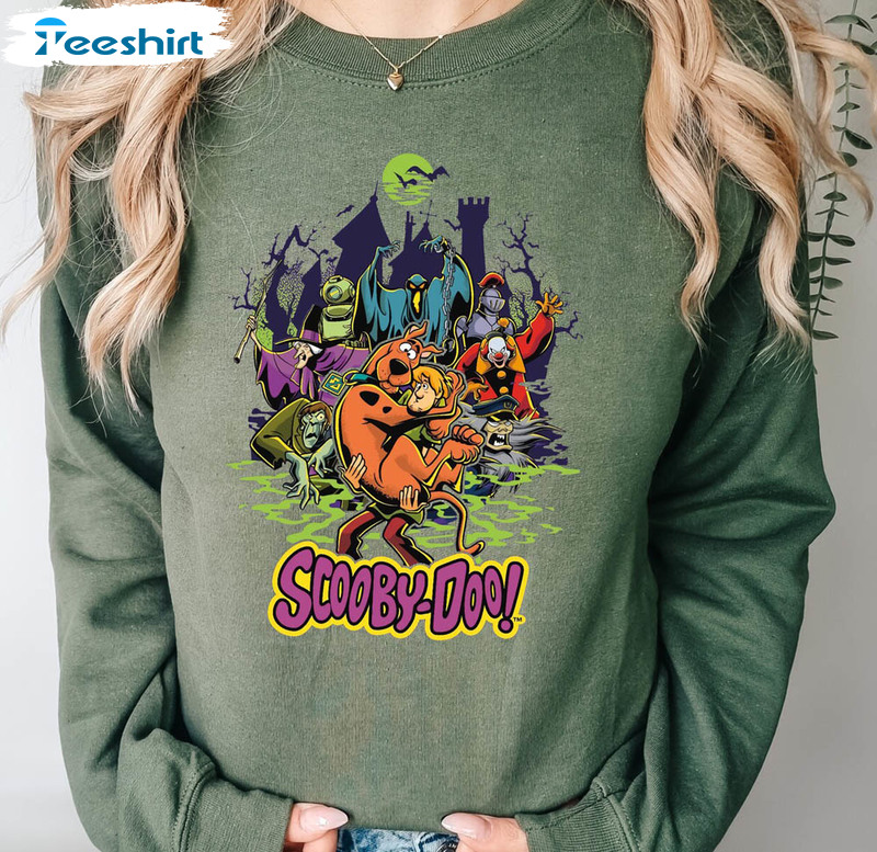 Scooby Doo Horror Movie Shirt, Halloween Long Sleeve Sweatshirt