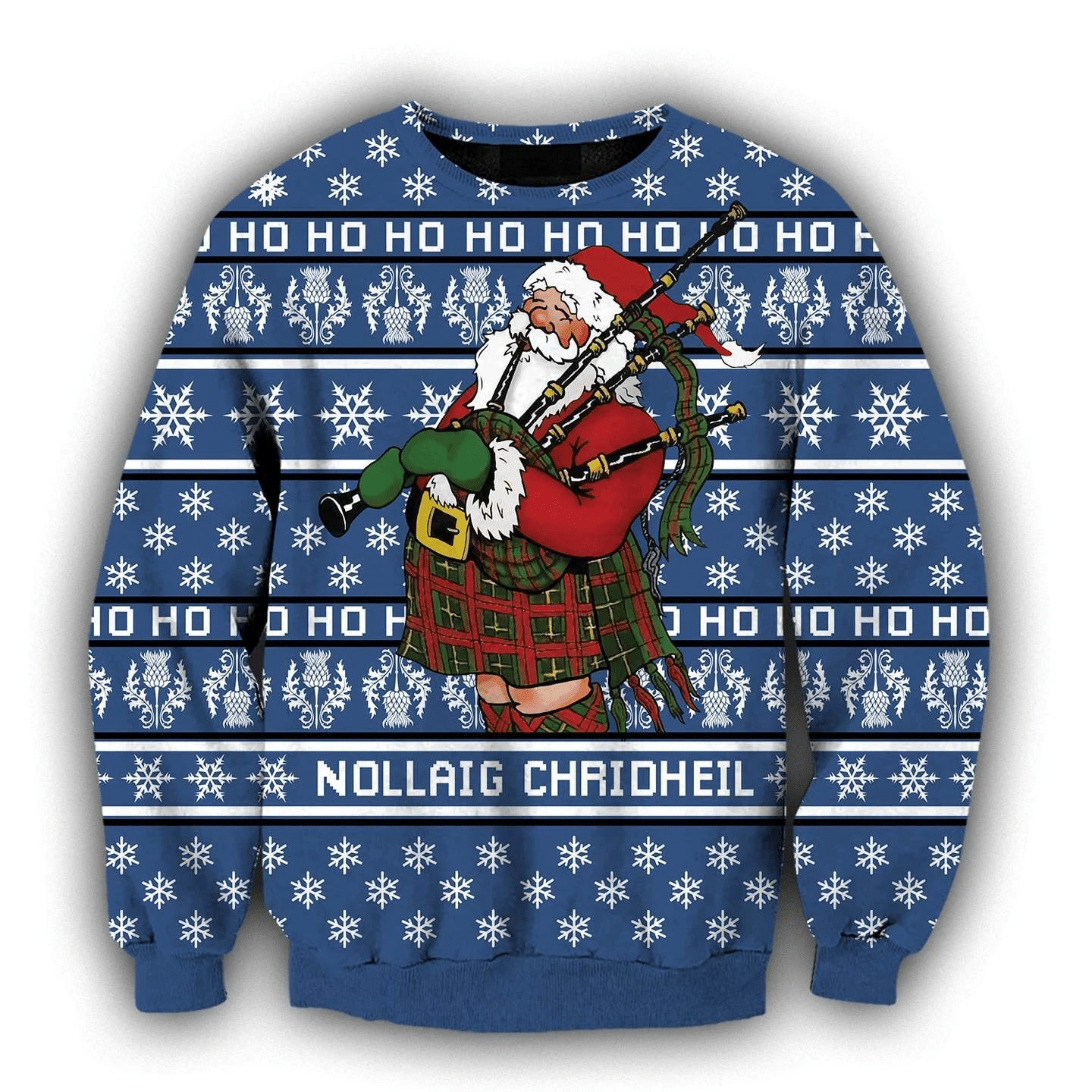 Scottish Santa Ugly Christmas Sweater | For Men & Women | Adult | US3213- Best Christmas Gifts 2023