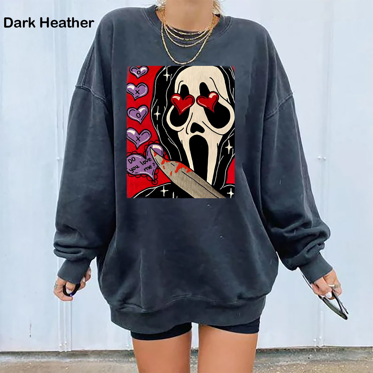 Scream Ghostface Do You Love Me Sweatshirt