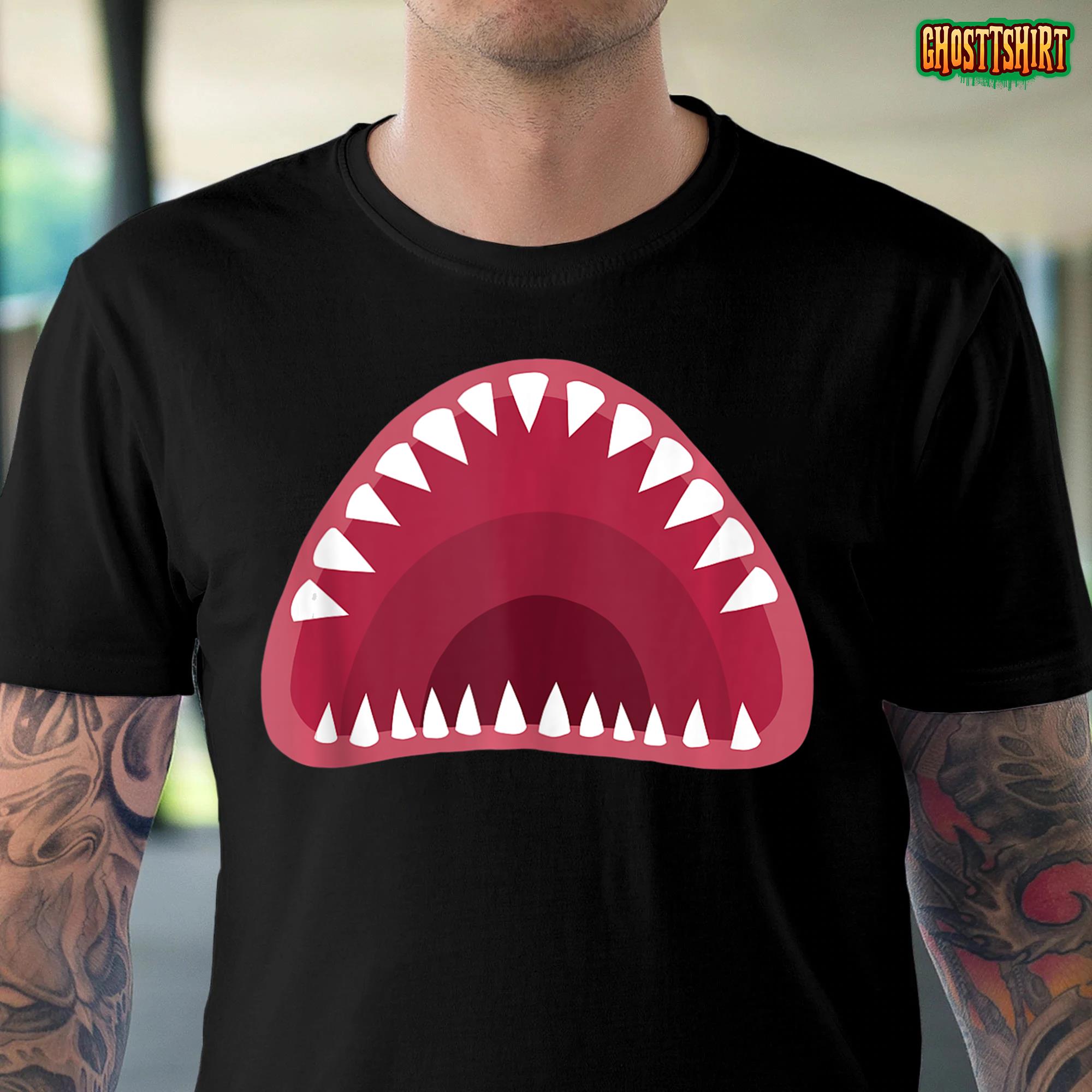 Shark Mouth Halloween Unisex T-Shirt