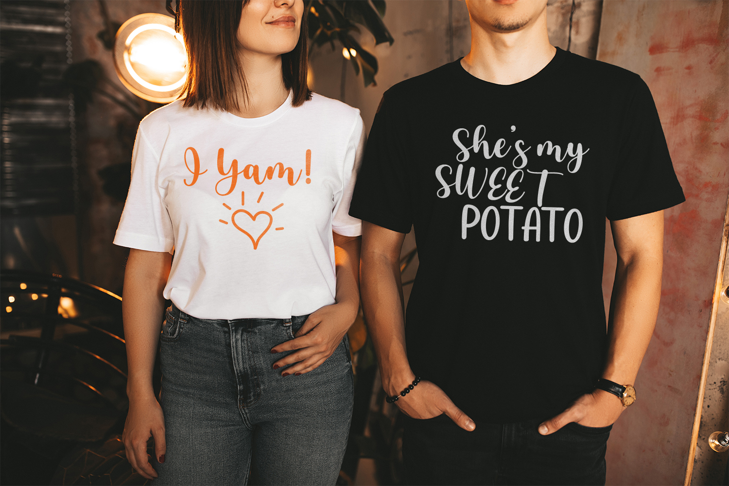 She is My Sweet Potato | Couple Thanksgiving Shirts