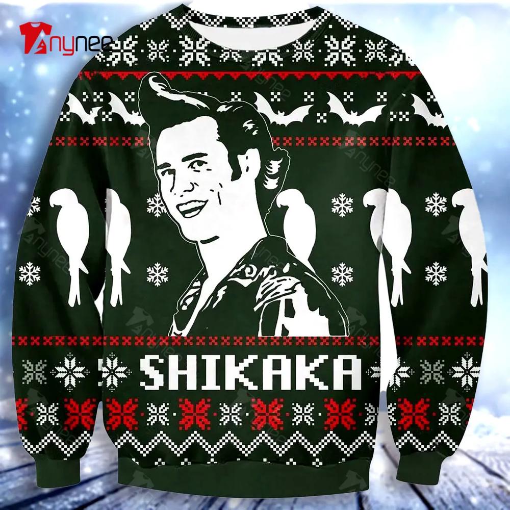 Shikaka Ace Ventura Ugly Christmas Sweater- Best Christmas Gifts 2023