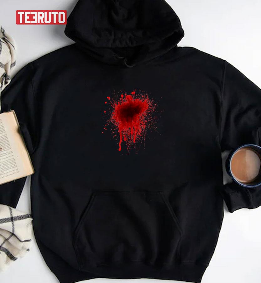 Shooting Blood Stain Halloween Unisex T-Shirt