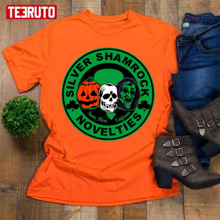 Silver Shamrock Halloween Unisex T-Shirt