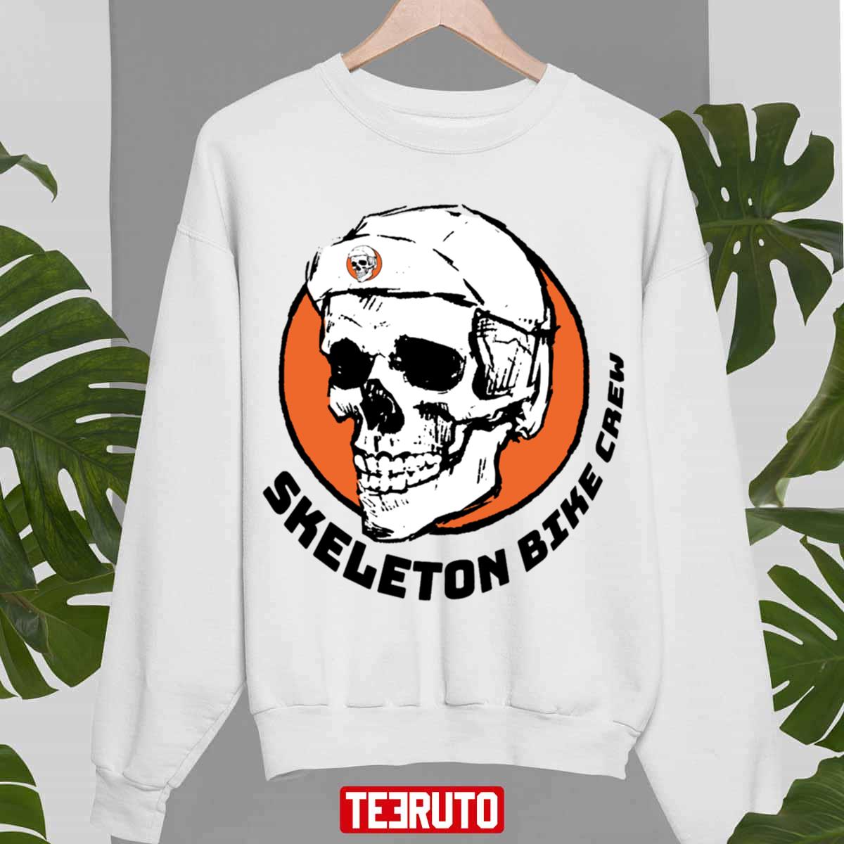 Skeleton Bike Crew Halloween Unisex Sweatshirt