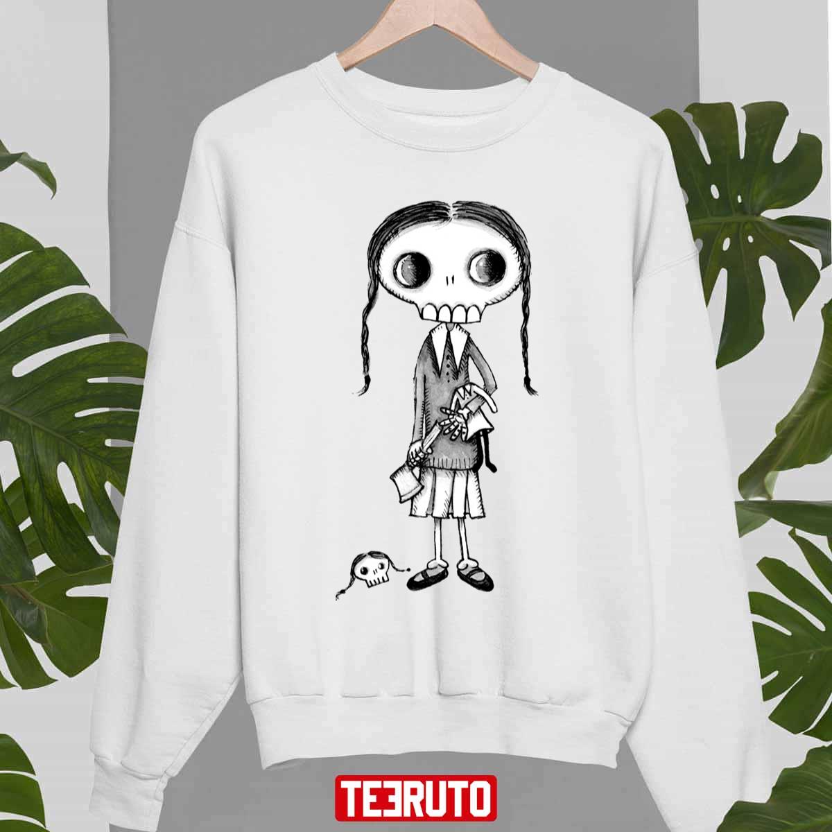 Skelly Wednesday Halloween Unisex Sweatshirt