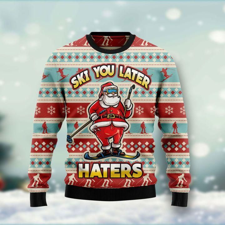 Ski You Later  Ugly Christmas Sweater | For Men & Women | Adult | US1383- Best Christmas Gifts 2023